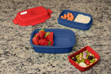 Ultimate Bento Box - Lunch Box for Kids & Adults - 100% Leakproof - Multi Compartment Food Container with Removable Containers and Ice Pack - Microwave & Dishwasher Safe (6 colors)