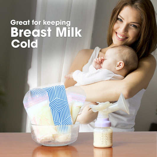 Ice Pack for Lunch Boxes, Injuries, and Breast Milk - Cool Print