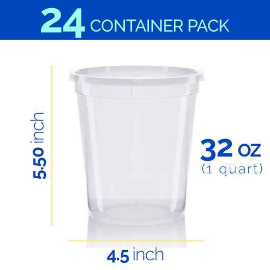 Deli Containers, 32 oz.
