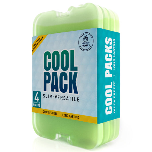 Healthy Packers Multi-Color Slim Long-Lasting Ice Packs for Lunch Box