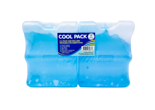 Healthy Packers 4 Can Long Lasting Ice Pack - Great for Breastmilk Bottles Storage and Can Coolers (1 or 2 Pack)
