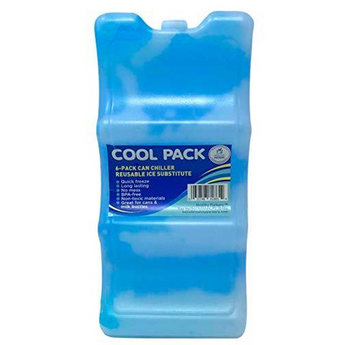 Healthy Packers 6 Can Long Lasting Ice Pack - Great for Breastmilk Bottles Storage and Can Coolers (1 or 2 Pack)