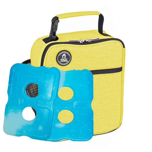 Insulated Lunch Box for Adults and Kids w/ 2 Slim Long Lasting Ice