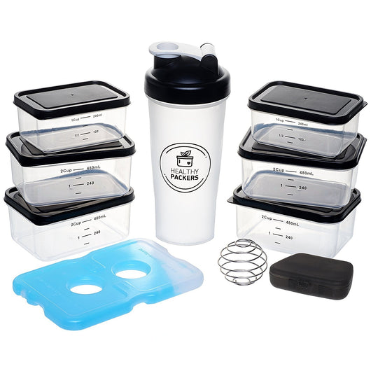 Meal Prep Haven 7 Piece Portion Control Container Kit