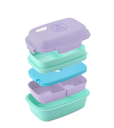 Ultimate Bento Box - Lunch Box for Kids & Adults - 100% Leakproof - Multi Compartment Food Container with Removable Containers and Ice Pack - Microwave & Dishwasher Safe (6 colors)